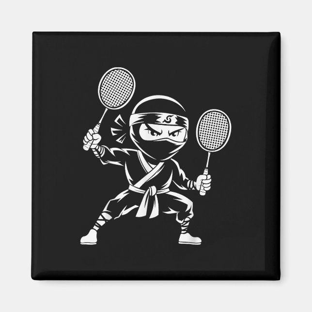 Shuttle Racquet Racket - Team Player Badminton Nin Magnet (Framsidan)