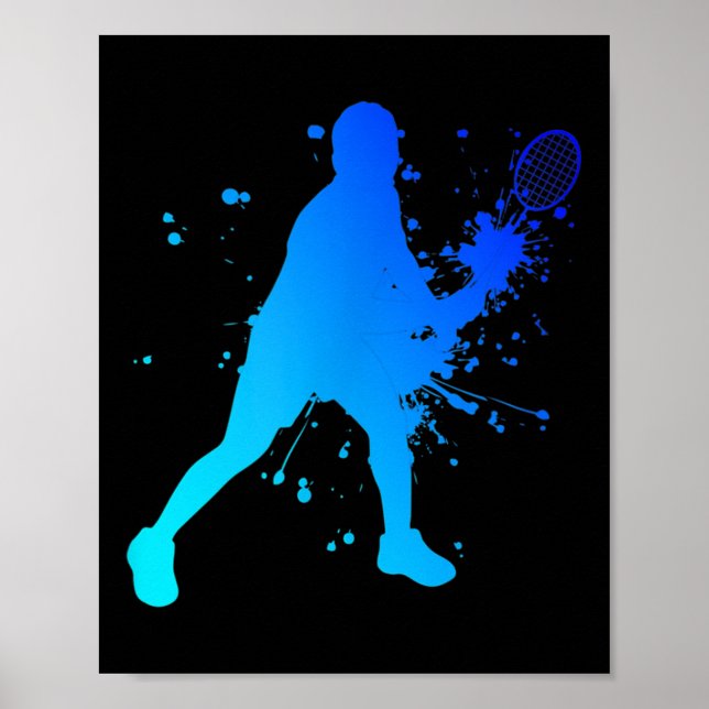 Shuttle Squash Badminton Player Poster (Framsidan)