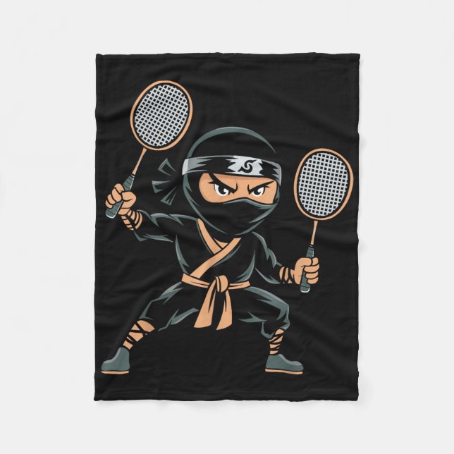 Shuttle Team Racket - Court Racquet Badminton Ninj Fleecefilt (Framsidan)