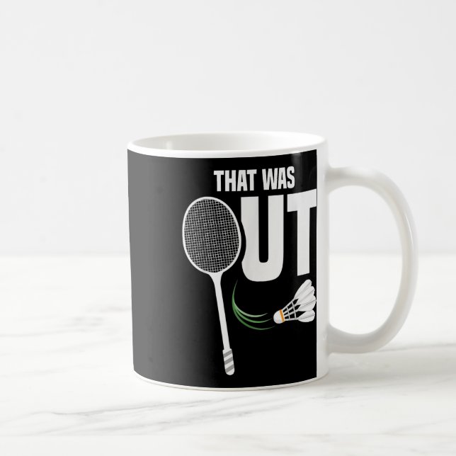 Shuttle vill inte ha teamet Shuttle Coach Badminto Kaffemugg (Höger)