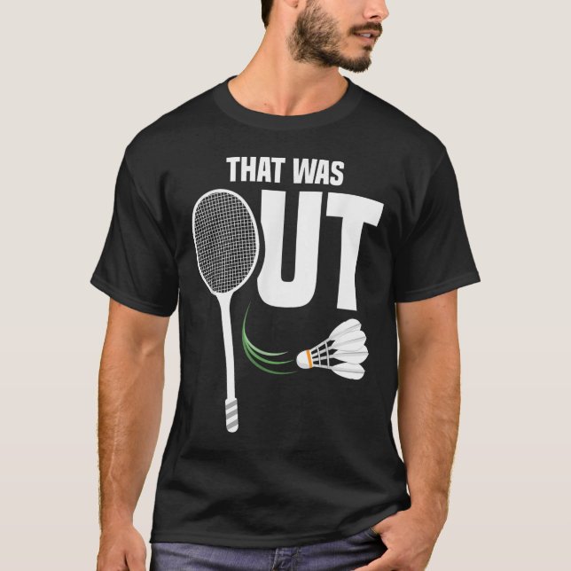 Shuttle vill inte ha teamet Shuttle Coach Badminto T Shirt (Framsida)