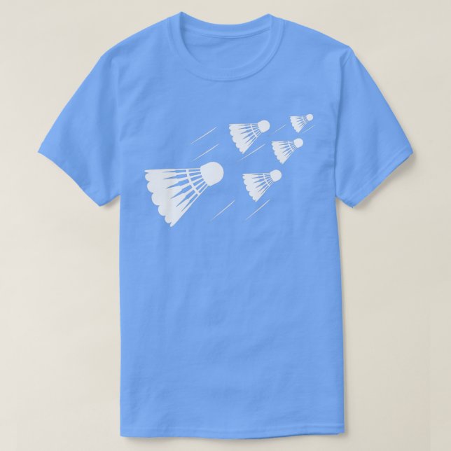 Shuttlecock Badminton Player T Shirt (Design framsida)
