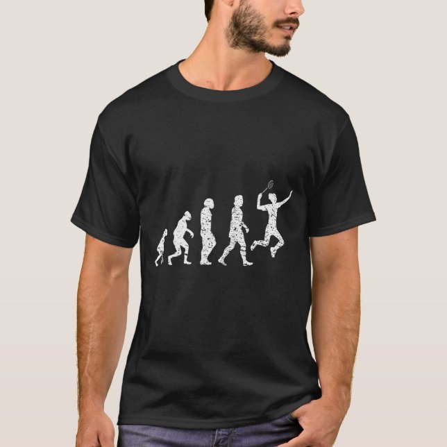 Shuttlecock Badminton Top Shuttlecocker Shuttle T Shirt (Framsida)