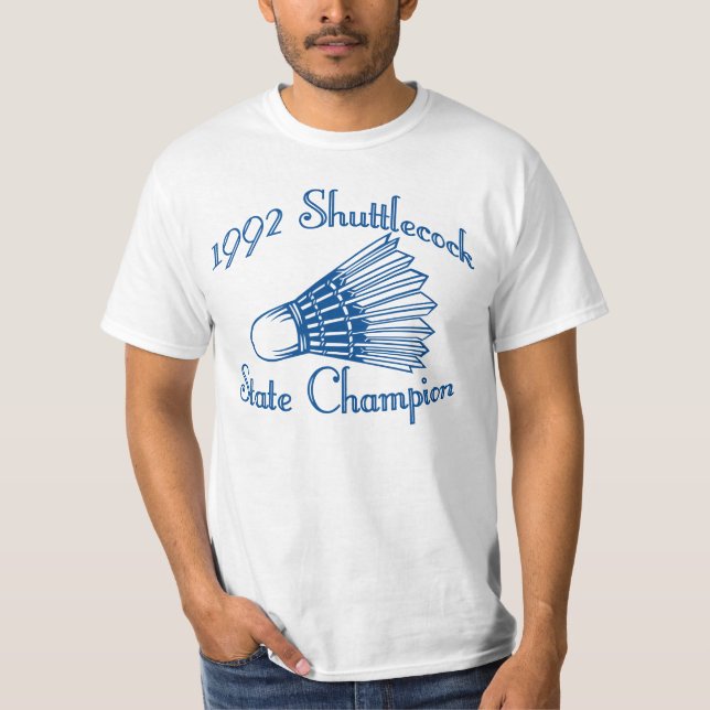 Shuttlecock statliga mästare t shirt (Framsida)
