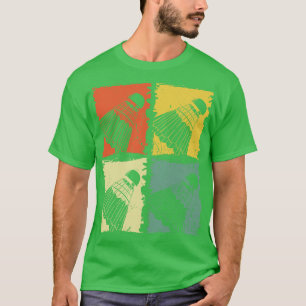 Shuttlecocks Badminton Boll Badminton Player T Shirt