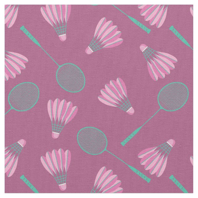 Shuttlecocks med badmintonrackets tyg (Närbild)