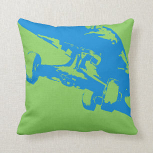 Shuvit Shove it Skateboard Pillow Grått Lt Blue Kudde