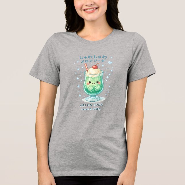 SHUWA SHUWA Melon Soda  T Shirt (Framsida)