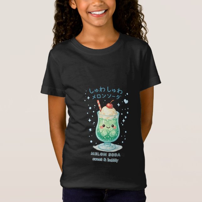 SHUWA SHUWA Melonläskedryck  T Shirt (Framsida)