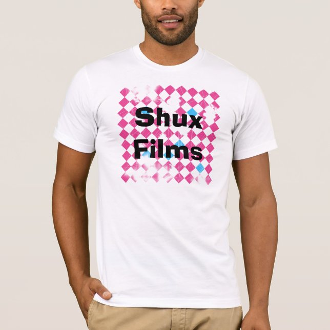 ShuxFilmsBackgroundFINAL Shux filmar T-shirt (Framsida)