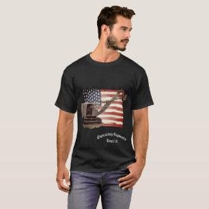SHVel CRANE-OPERATÖR DIN LOKALA FLAGGA OPERATOR T-shirt