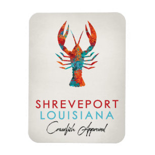 ShVISA Louisiana Kräftor Bright Magnet