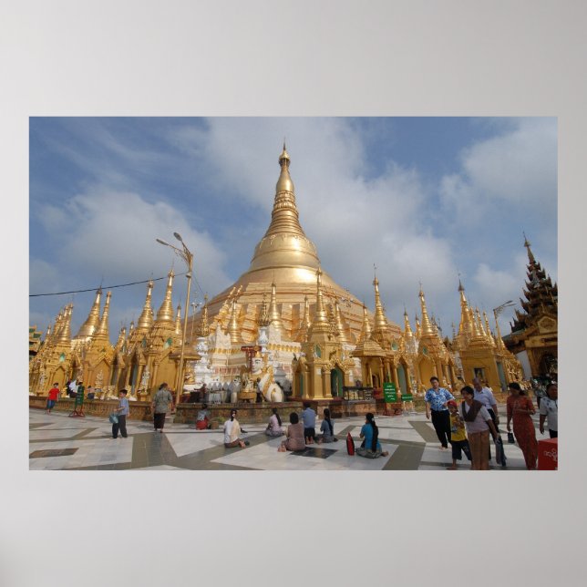Shwe Dagon Pagoda Poster (Framsidan)