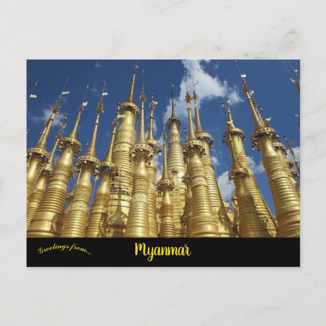 Shwe Inn Dein Myanmar Vykort (Framsida)