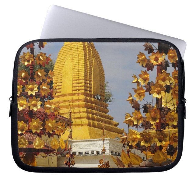 Shwe Zigon Pagoda-anläggningen i Bagan (Pagan), Laptop Sleeve (Framsidan)