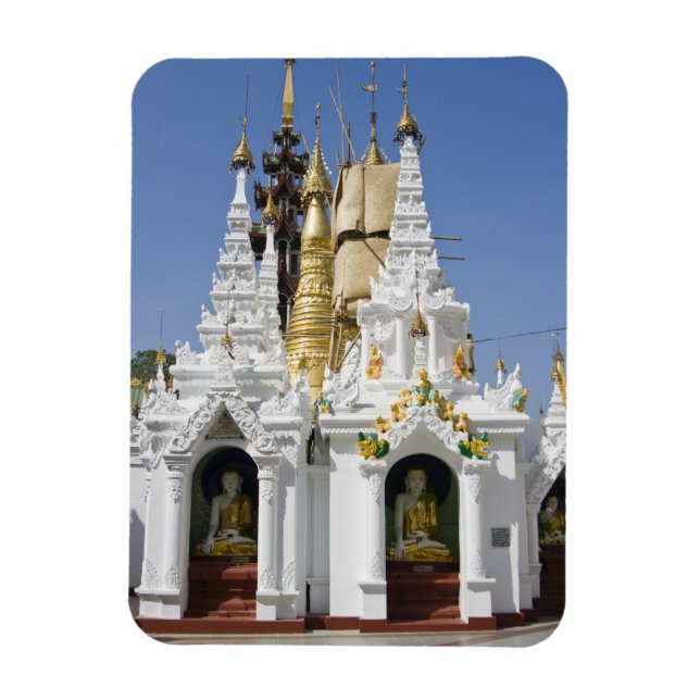 Shwedagon Pagoda (Paya), stor tempelplats som 2 Magnet (Vertikal)