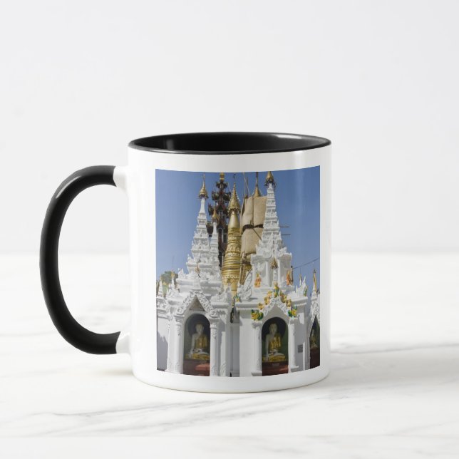 Shwedagon Pagoda (Paya), stor tempelplats som 2 Mugg (Vänster)