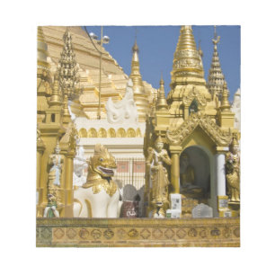 Shwedagon Pagoda (Paya), stor tempelplats som Anteckningsblock