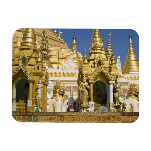 Shwedagon Pagoda (Paya), stort templområde som Magnet (Horisontell)