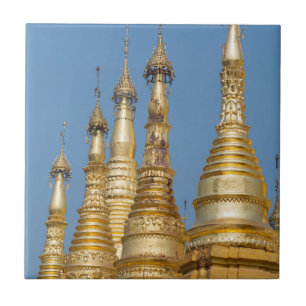 Shwedagon Pagoda-spiran Kakelplatta