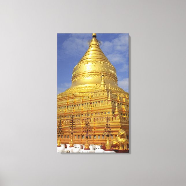 Shwezigon Pagoda i Bagan, Bagan (Pagan), 2 Canvastryck (Framsida)