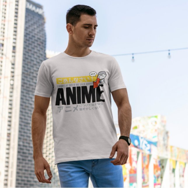 Shy Anime-citat T Shirt Design (Skapare uppladdad)