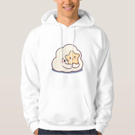 Shy Cloud Hugger a Star - Dreamy Cute Himmel Chara Hoodie