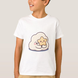 Shy Cloud Hugger a Star - Dreamy Cute Himmel Chara T Shirt