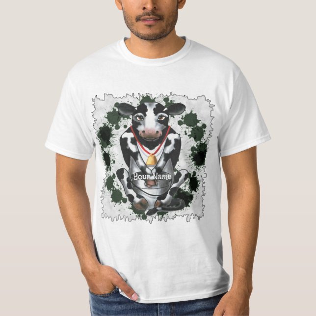 Shy Cow-bucket T Shirt (Framsida)