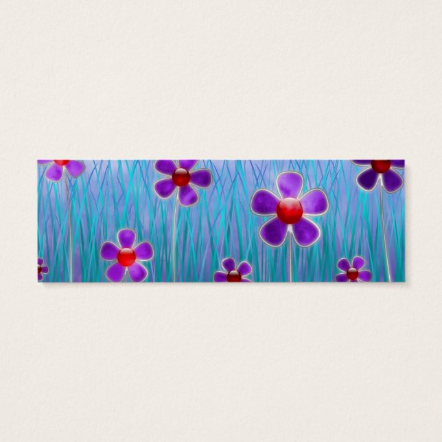 Shy Daisy Bokmärken Litet Visitkort (Baksidan)