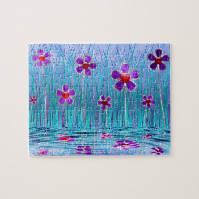 Shy Daisys Puzzle Pussel (Horisontell)