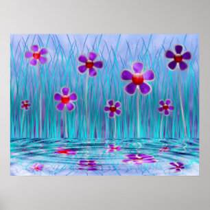 Shy Daisys Skriv ut Poster