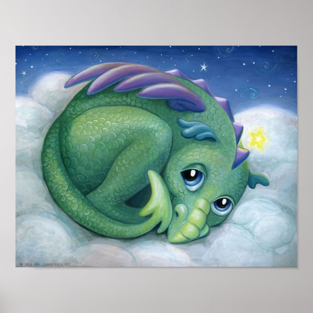 Shy Dragon Poster (Framsidan)