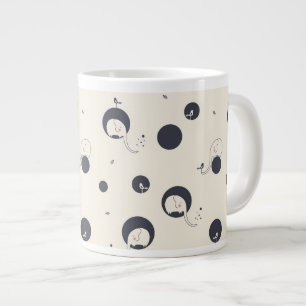 Shy Elephant Mönster Jumbo Mugg