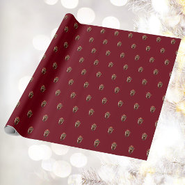 Shy Girl jul Elf Wrapping Papper Presentpapper