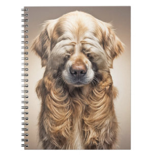 Shy Golden Retriever Anteckningsbok