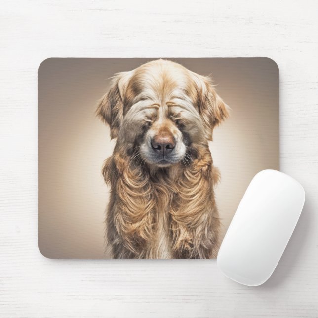 Shy Golden Retriever Musmatta (Med mus)