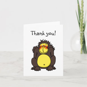 Shy gorilla tack kort