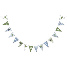 Shy Guy Grattis på födelsedagen Bunting Banner Vimplar