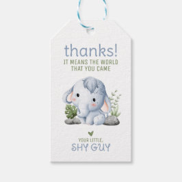 Shy Guy Tack Märkre Presentetikett