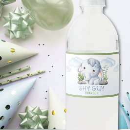 Shy Guy Water Bottle Labels Vattenflaskor Etikett