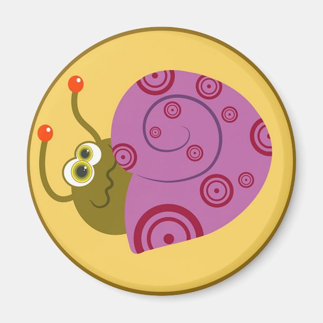 Shy Snigel Magnet (Framsidan)
