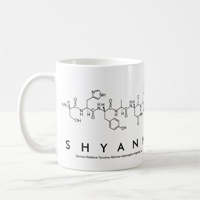 Shyann peptide namn mugg (Vänster)