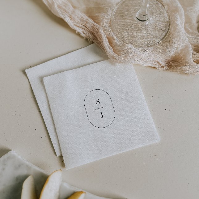 SHYLAH Boho Modern minimalist Finare Simple Bröllo Pappersservett (SHYLAH Boho Modern Minimalist Fancy Simple Wedding Napkins)