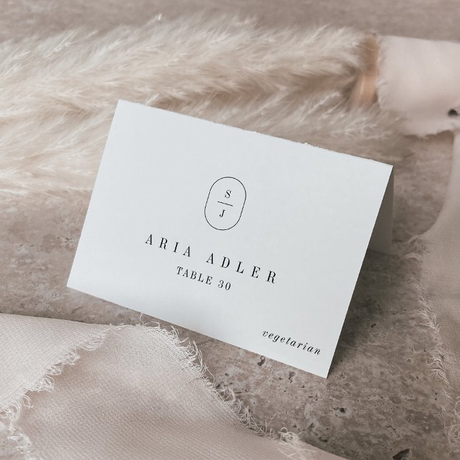 SHYLAH Classic Neutralt Unik Bröllop-platskort Bordsnummer (SHYLAH Classic Neutral Unique Wedding Place Cards)