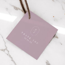 SHYLAH Lila Lilac minimalist Bröllop Tack Gåvor Etiketter