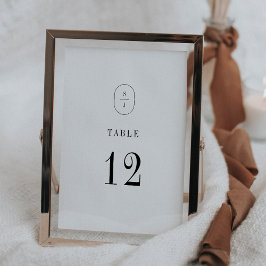 SHYLAH Neutralt Boho Classic Bröllop Bordsnumren Inbjudningar