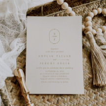SHYLAH Simple Guld Cream Ivory Modern Boho Bröllop