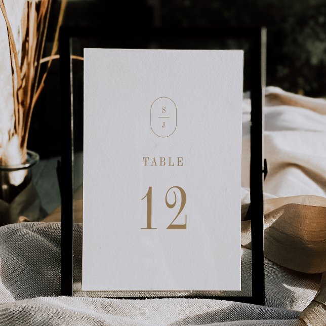 SHYLAH Simple Guld Modern Bröllop Bordsnummer (SHYLAH Simple Gold Modern Wedding Table Numbers)