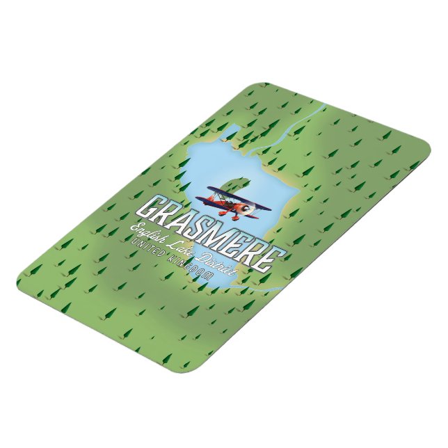 Shymbulak Kazakstan skidestinationsaffisch Magnet (Vänstra Sidan)